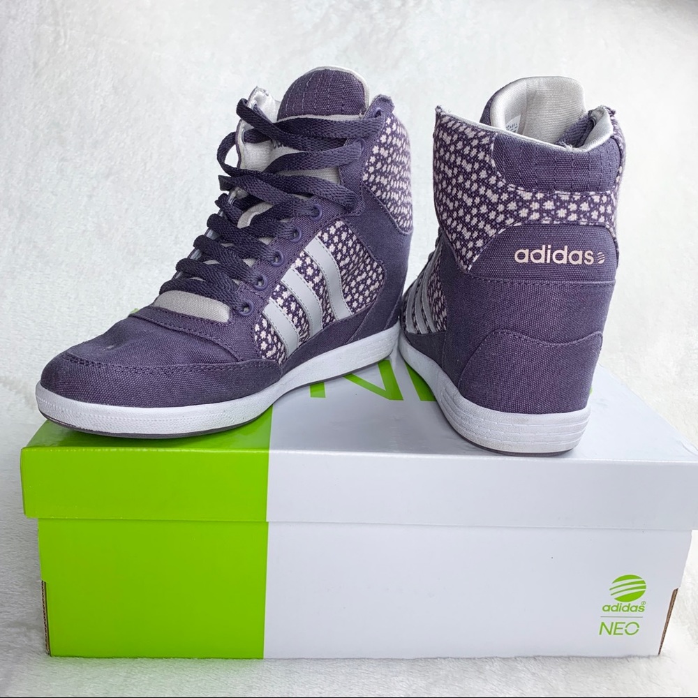 Adidas Super Wedge Purple Ash Size 8